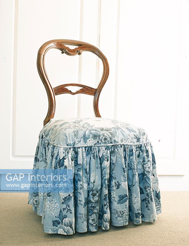 Vue de chaise avec revêtement amovible