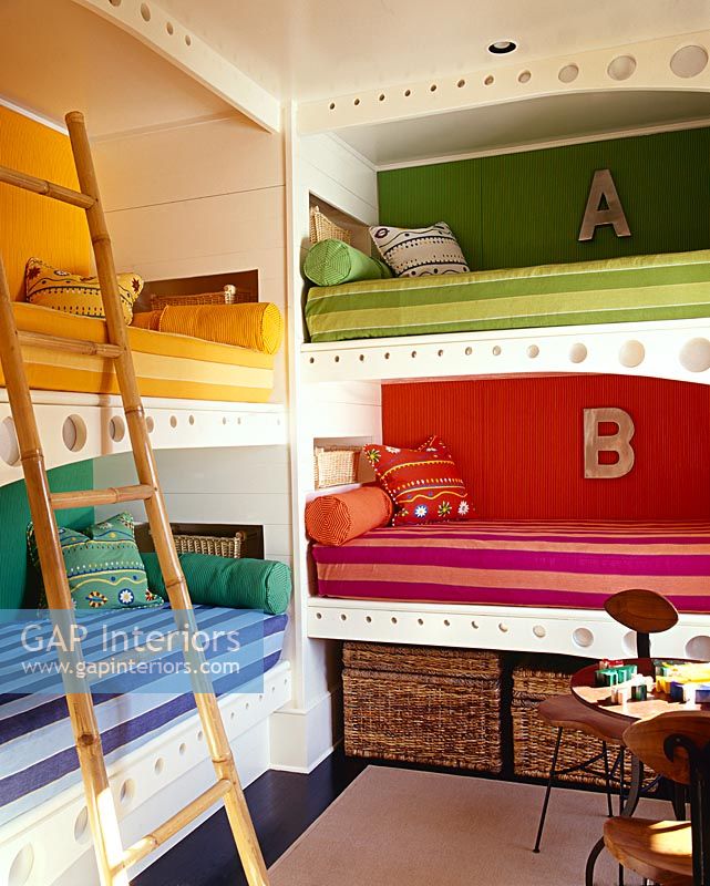 Chambre pour enfants colorée