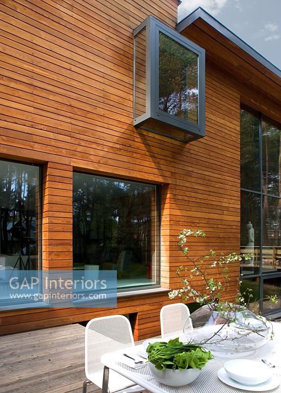 Terrasse en bois contemporaine