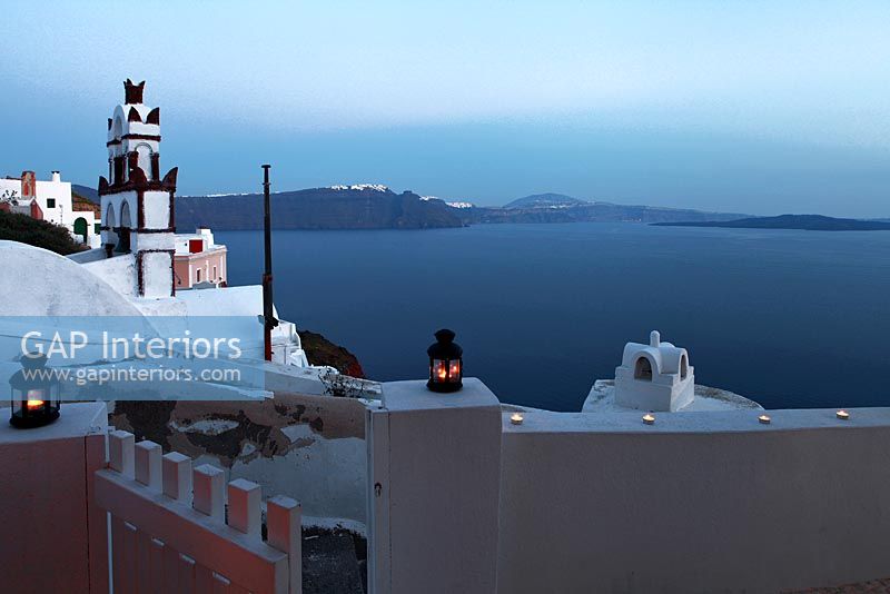Vue panoramique de la maison, Grèce