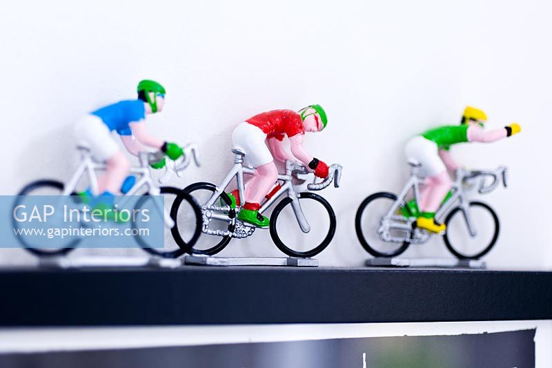Ornements de cycliste miniature