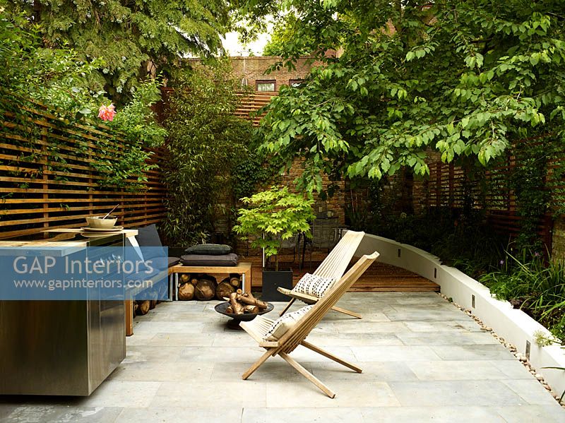 Jardin patio moderne