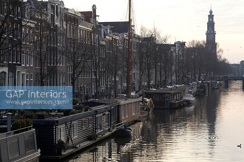 Maisons au bord du canal, Amsterdam