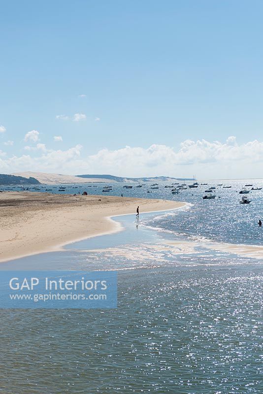 Scène de plage, Cap Ferret, France