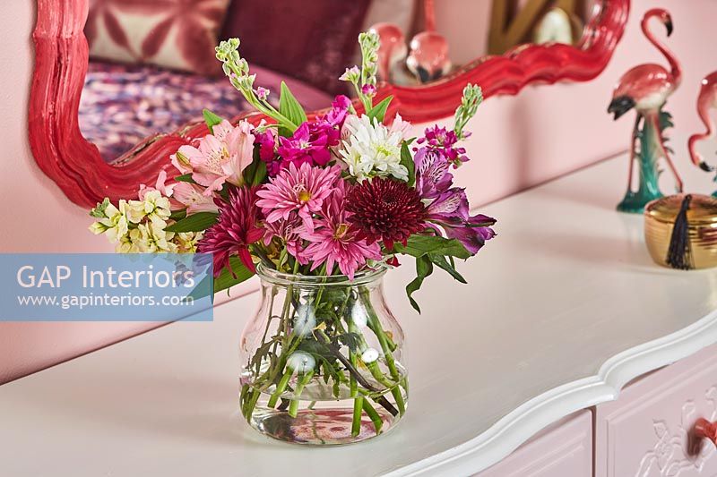 Arrangement de fleurs dans un vase