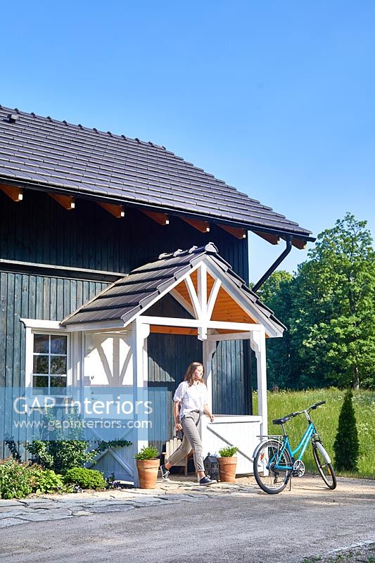 Blue Cottage sur la ferme de lavande - portrait de fonction