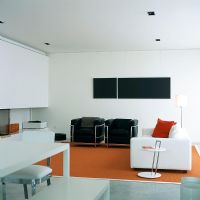 Salon moderne coloré