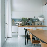 Cuisine et salle à manger modernes