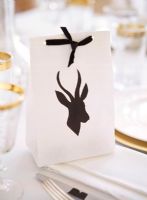 Impression d'antilope sur un sac en papier