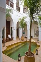 Jardin de la cour marocaine
