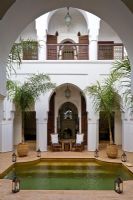 Jardin de la cour marocaine