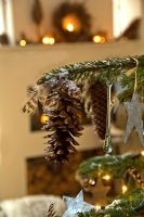 Décorations d'arbre de Noël détail
