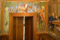 Peintures murales dans le couloir classique