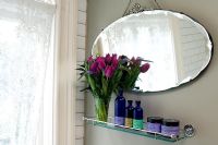 Miroir de salle de bain vintage