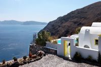 Extérieur de la villa grecque moderne