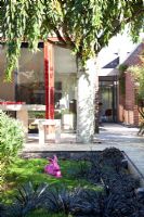 Salon de jardin sur terrasse moderne