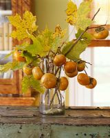 Vase de feuilles et de fruits sharon