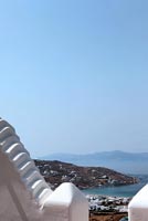Vue sur l'île de Mykonos