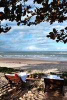 Vue sur la plage, Bahia, Brésil