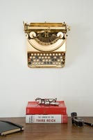Oeuvre de machine à écrire