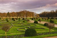 Jardin à la française, Château de Chenonceau, Vallée de la Loire, France