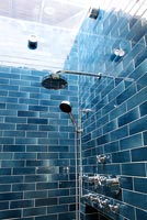 Douche moderne avec hydromassage