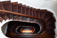 Escalier classique d'en haut