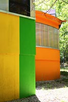 Maison colorée moderne