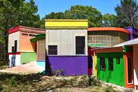 Maison colorée