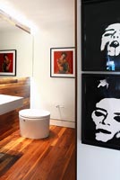 L'art contemporain dans la salle de bain