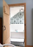 Salle de bain attenante de style rustique