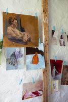 Exposition de peintures de Shelly Tregoning dans son atelier