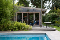 Maison d'été en bois moderne