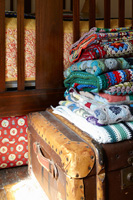 Couvertures tricotées