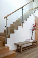 Détail d'un escalier moderne