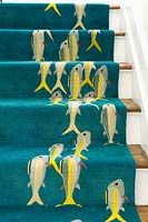 Tapis d'escalier à motifs