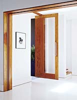 Porte en bois moderne