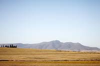 Vue sur les terres agricoles, Afrique du Sud