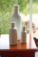 Vases texturés