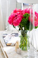 Vase de fleurs de pivoine