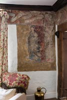 Peinture murale découverte dans les années 1920 - Cothay Manor