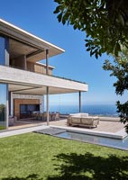 Maison contemporaine avec terrasse vue mer