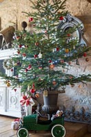 Détail de l'arbre de Noël classique