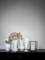 Affichage de vase blanc moderne