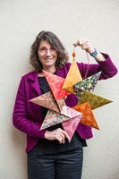 Couronnes en origami avec portrait