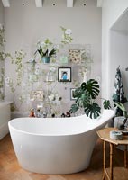 Salle de bain champêtre moderne