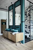 Salle de bain moderne - double vasque
