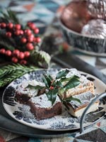 Gâteau et décorations naturelles pour Noël