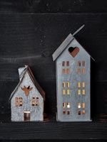 Photophore Tiny House - Décorations de Noël