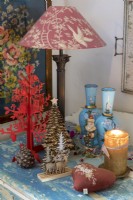 Collection simple de décorations de noël en chalet